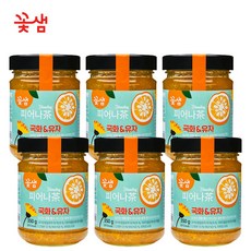 꽃샘식품 피어나다 국화&유자차/자스민&레몬/히비스커스&자몽 350g x 택일 6개, 히비스커스&자몽차 350g x 6개