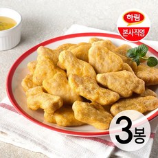 하림 굿초이스치킨너겟 1kg 3봉, 3...