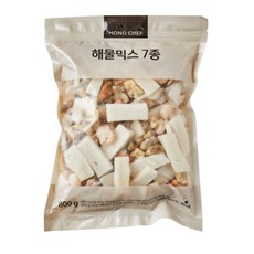 바이오마켓_모노쉐프 해물믹스7종 새우 홍합 바지락 가리비 오징어 800g, 29개