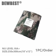방탄플레이트 방탄판 NIJ IIIA 위장 방탄 플레이트 전술 조끼 탄도 플레이트 갑옷 군사 장비 방어 총알 안, 07 CSMC-FANG-GA3J-1PC