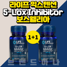 2세트 라이프 익스텐션 5-Lox Inhibitor 보스웰리아 100mg 60캡슐