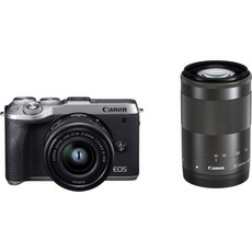 Canon 미러리스 일안 카메라 EOS M6 Mark II 바디 실버 EOSM6MK2SL-