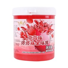 밀크티펄 1kg 화이트 타피오카보바 타피오카 전분 쩐주나이차 타피오카펄 화이트펄 블랙펄, 딸기펄1.2kg, 1개, 1개입