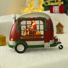 크리스마스 캠핑카 오르골 워터볼 LED 조명 인테리어소품 선물, 캠핑골 오르골 (BYS0045), 캠핑카자동차오르골 BYS0045