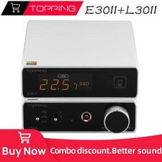 토핑 파워 앰프 오디오 TOPPINGe30ii E30 II 2 HiFi 디코더 DAC l30ii L30 Am, 1)Bundle Black - toppinge30ii