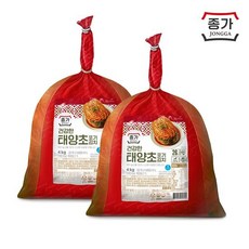 종가 종가집 건강한 태양초 포기김치 8kg (4kg*2), 2개, 4000g