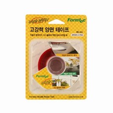 폼텍 고강력양면테이프 BS-612(투명 24mmx1.5m), 단품