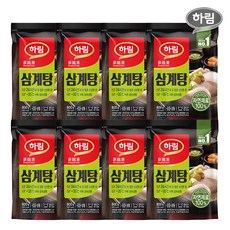 하림 삼계탕 800g 8봉, 6400g, 8개