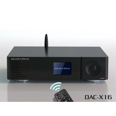 GUSTARD DAC-X16 듀얼 ES9068 밸런스드 디코더 블루투스 5.0 MQA 전체 디코딩, 블랙 - 구스타드x16