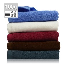 100미용(고급/ 34x75cm 100g) 다용도 순면 업소용 수건 타올 사우나 헬스 휘트니스 목욕 모텔 숙박업소, 백색