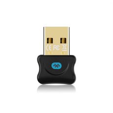 블루투스동글이 usb 허브 이지블루어댑터드라이브 무료 USB 블루투스 어댑터 5.0 음악 오디오 수신기 PC 노, 01 Black, 01 Black