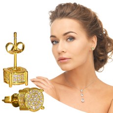 합성다이아몬드귀걸이