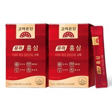 고려은단 퓨어 홍삼 스틱 30포 X 2개 (2개월분), 쇼핑백 O (+0원)