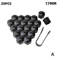 개로트 자동차 바퀴 너트 덮개 자동 정비 타이어 볼트 보호 나사, A.17MM, 1개