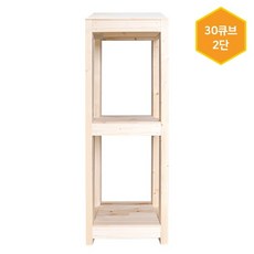 AF 30큐브 2단 원목축양장 39x31x132cm, 1개