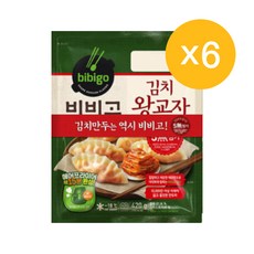 비비고 김치 왕교자, 420g, 6개