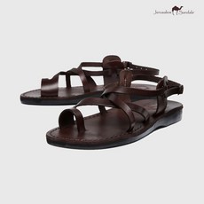 JERUSALEM SANDALS 공식정품 [예루살렘 샌들] NO.6 THE GOOD SHEPHERD (BUCKLED)_BROWN