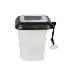 흡입 컵 플라스틱 어항 먹이 공급기 물고기 탱크 붉은 벌레 깔때, 1개