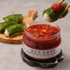 [61년 전통 삼대인천게장] 살로만 순살게장 간장/양념, 400g, 1개, 양념게장