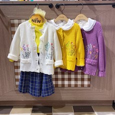 치크 충장NC NEW 스칼럽 자수가디건 CKCK20271