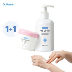 닥터마망 1+1 신생아 수딩젤 닥터아토 로션 크림 세트, 크림&로션