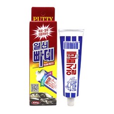 일신 빠데 100G -H퍼티자동차보수용목재보수철재보수다목적연마용품충전제홈메꾸기빠다흠집제거, 상세페이지 참조