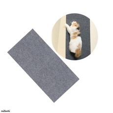 zipkick 접착식 고양이 스크래치 패드 고양이 벽 스크래쳐 부착형 붙이는 스크래쳐 스크래치 스티커, 1개