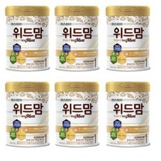 위드맘 케어 솔루션 분유 1단계, 750g, 6개