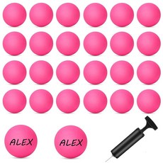 AIOMOB 미니 배구공 10.2cm(4인치) 공기 주입식 미니 토스 배구 펌프 포함 시즌 종료 선물 학교 카니발 보상 시니어 나이트 파티 선물 코치 팀 상품 12개, 12 pink