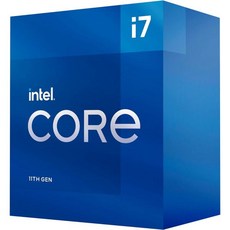 Intel® Core™ i7-11700 데스크탑 프로세서 8코어 최대 4.9GHz LGA1200(Intel® 500 시리즈 및 일부 400 칩셋) 65W - 11700