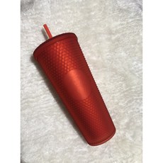 2020 북미 스타벅스 레드 소프트 블링 지압 콜드컵 710ml 지압텀블러 인싸템 대란템, 기본 부직포 포장