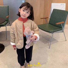 키즈프렌드 아동 양털 누빔 자켓 즈프렌드 아동 양털 누빔 자켓