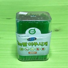 [C.S] 옥수수전분으로 만든 녹말 이쑤시개 300p 사각케이스 이수시개 요지 과일꽂이 요지통 낱개이쑤시개