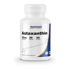 뉴트리코스트 아스타잔틴 12mg 30캡슐 (1개월분), 30정, 1개