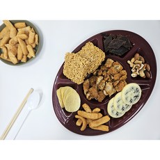 아이존 일회용 다과/안주 7칸 접시 5개입, 1개