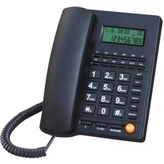 사무실 호텔 접수를 위한 발신자 식별 고정 전화가 있는 유선 전화 빅버튼 유선 전화