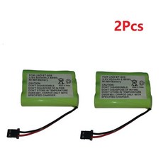 무선전화기 유뮤선전화기 레트로 Uniden BT-909 3 * AAA Ni-mh 3.6 mAh 800 v 충전식 배터리 용 무선 전화, 02 Black