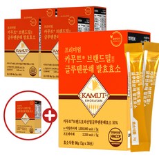 [105만 역가수치] 프리미엄 카무트 글루텐 분해 발효 효소 탄수화물 밀가루 소화 HACCP 캐나다 정품 KAMUT, 6박스, 30회분