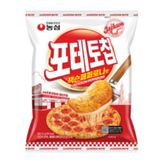농심 포테토칩 잭슨페퍼로니맛 50g, 16개