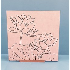 집에서 완성하는 복을주는 민화그림 한지 탁상액자(원본 복사본 포함), 어해도, 파레트