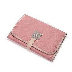 기저귀 접이식 아기 교체 패드 방수 신생아 휴대용 유아 테이블 내구성 옥스포드 시트, [02] pink, 1개
