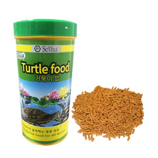 샘아쿠아 터틀 푸드 350g, 1개, 1000ml