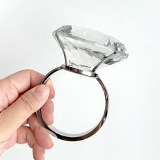 프로포즈 용품 대형 다이아 반지, 1개 1개