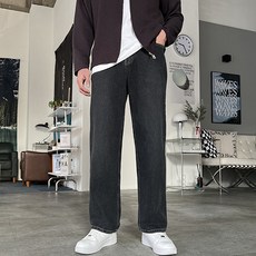남자 콜린 워싱 와이드 데님 팬츠 5color 트렌디 와이드핏 청바지 데일리 바지 하의