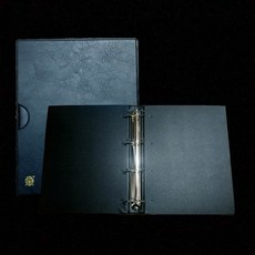 최고급 앨범 + 속지10장 (지폐속지용), 1세트, 최고급앨범+3단 지폐속지10장