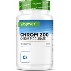 Vit4ever 크롬 피콜리네이트 200mcg 365정, 1개