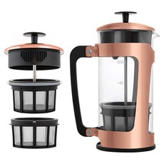 에스프로 Espro 프렌치프레스 1232C Cu 프렌치 프레스 P5 커피 스탬프 Ctt9, 1개
