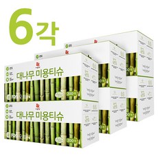 두레생협 대나무 곽 미용 티슈 친환경 천연 먼지없는 무형광 화장지 200매X6통 리뷰후기