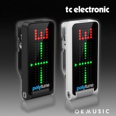 TC Electronic Polytune Clip 폴리튠 클립튜너 noir 블랙, 1개