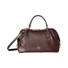 [코치가방]토트백/핸드백/크로스백COACH Polished Pebble Leather Lane Satchel